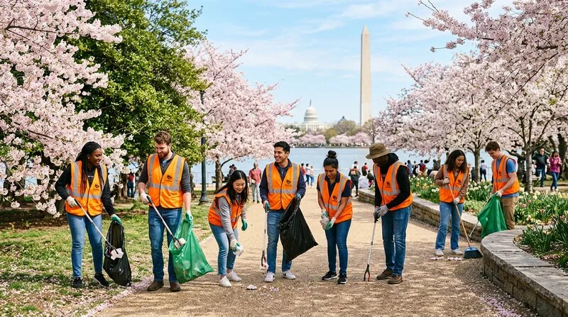 Climate change advocacy in Washington DC