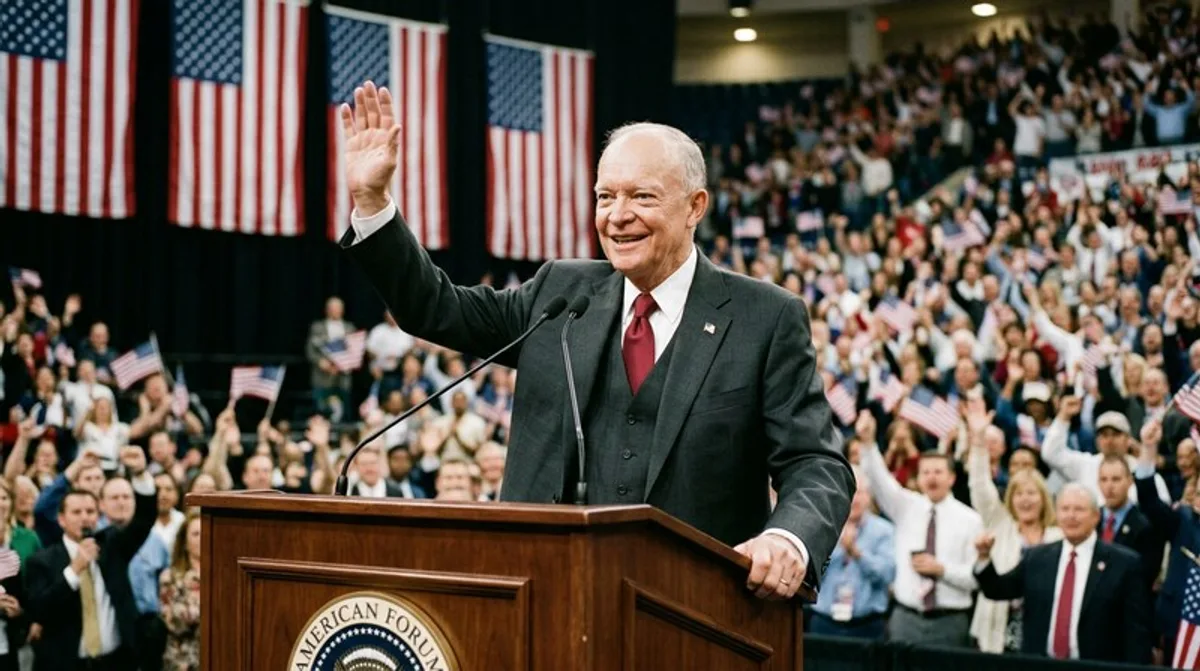 Political rally in New Jersey congressional district